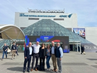 Pictured (left to right): Tom Portesy [Careertopia], Trevor Foley [tfconnect], Miranda Martin [tfconnect], Kim Falk, Brian Howell, Sean Falk [Careertopia]